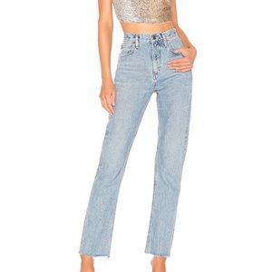 AGOLDE Cherie High Rise Straight Jeans